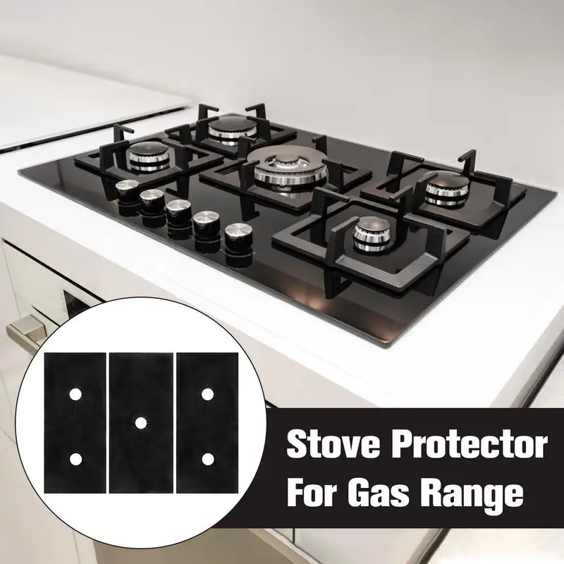 Protector de estufa reutilizable, cubiertas de estufa de espesor superior para quemadores de Gases, guardián de cocina - imagen 5
