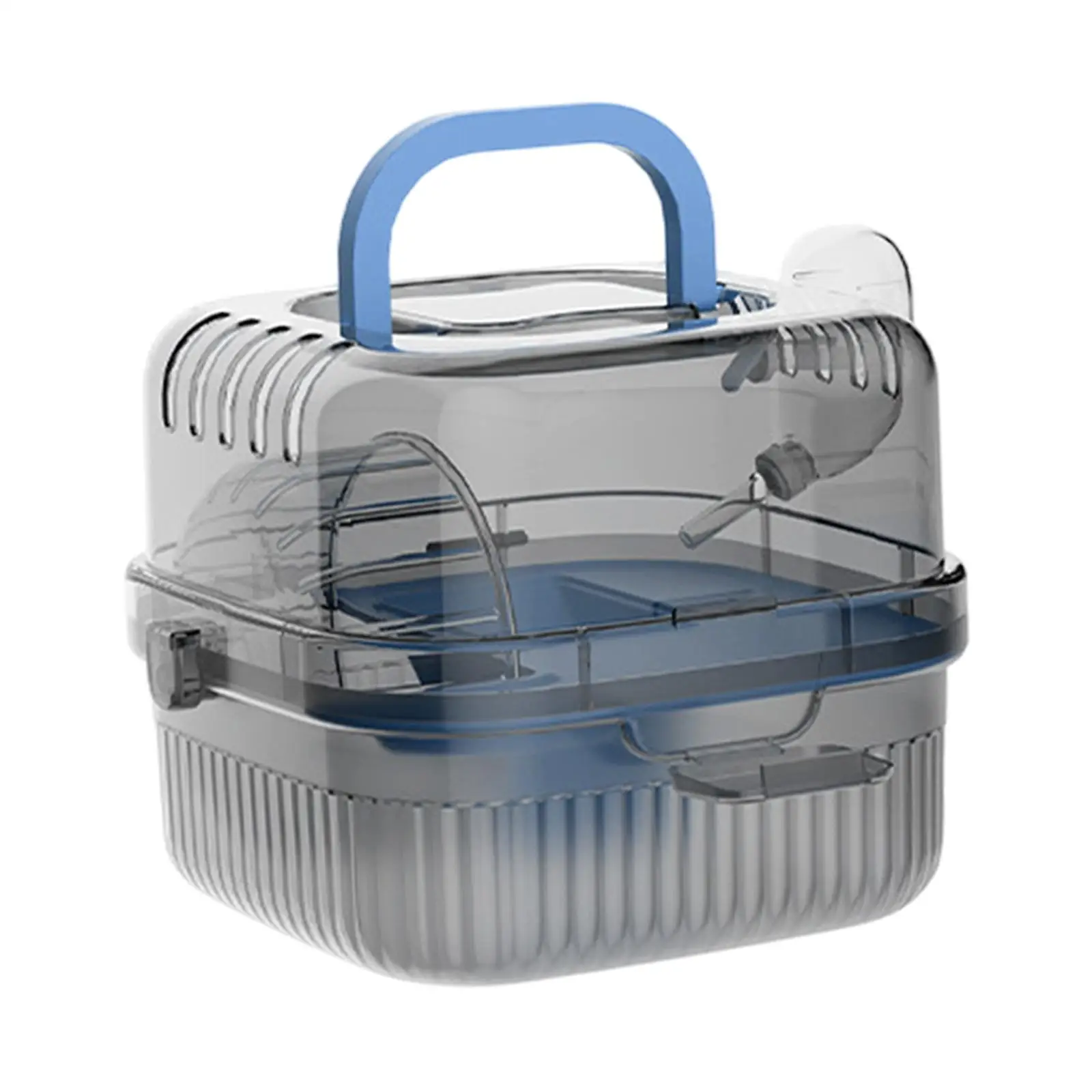 Jaula de transporte para mascotas, contenedor pequeño para mascotas, jaula portátil para hámster, funda de transporte para planeador de azúcar, erizo, ratas, gerbos