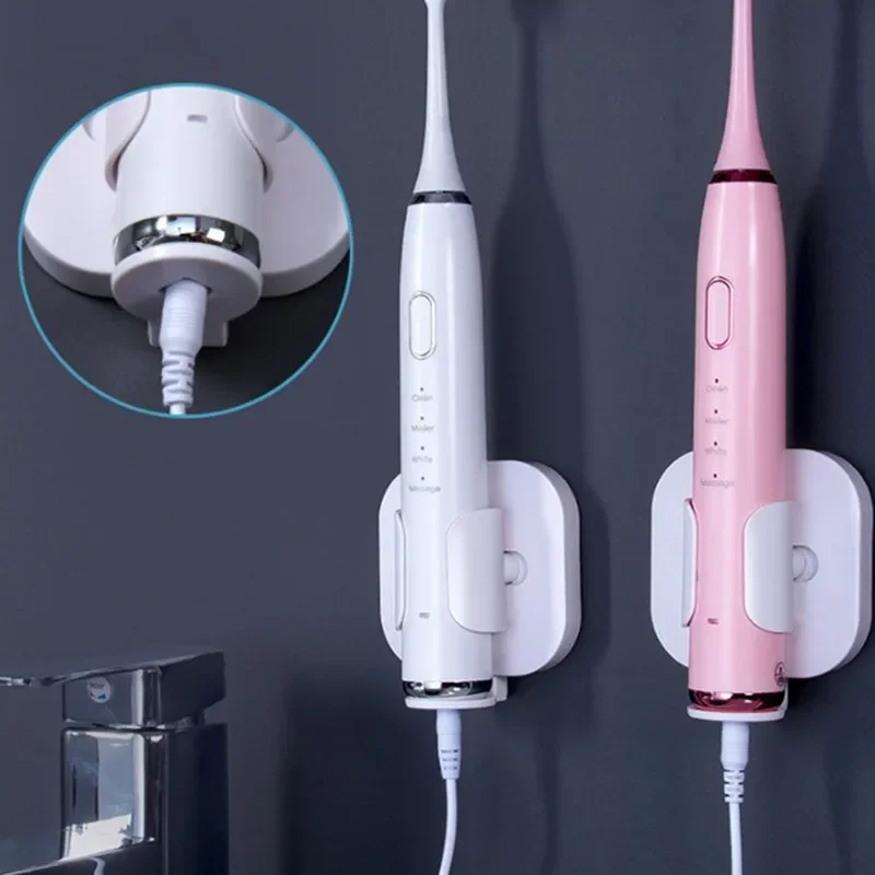 Lamgool-soporte telescópico para cepillos de dientes eléctricos con detección de gravedad, colgante de pared, almacenamiento de drenaje para cepillos de dientes, organizador de baño - imagen 4