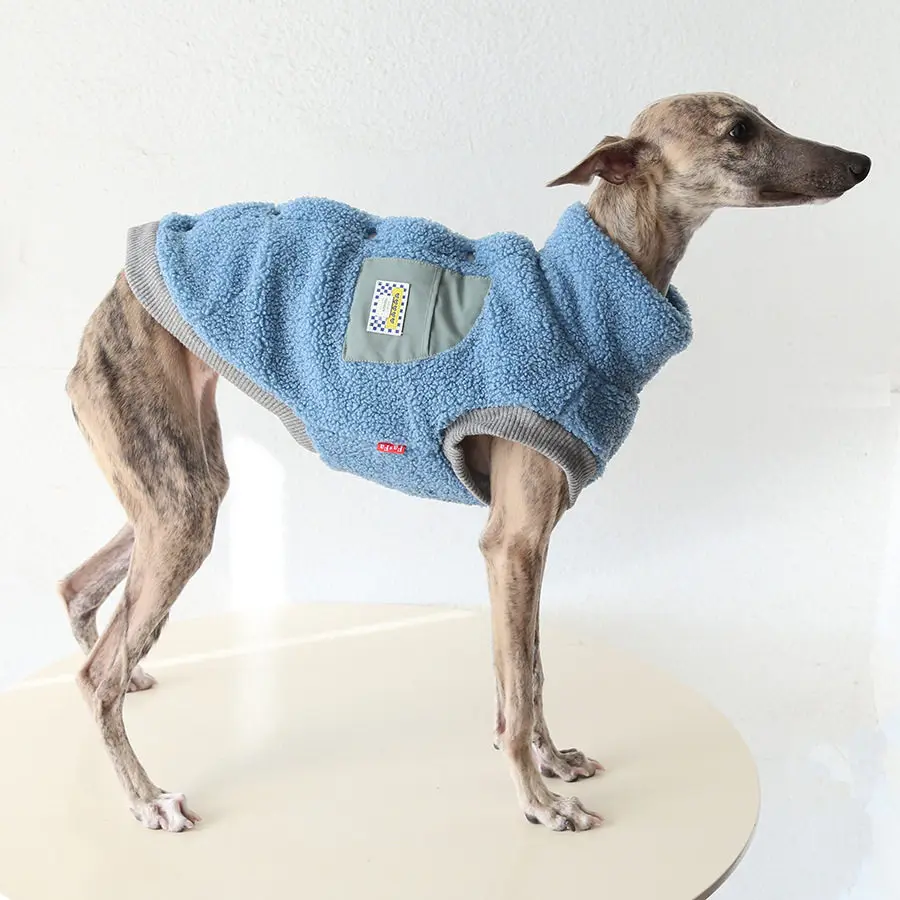 Chaqueta polar cálida para galgos, Whippet y galgo italiano – Invierno - imagen 5