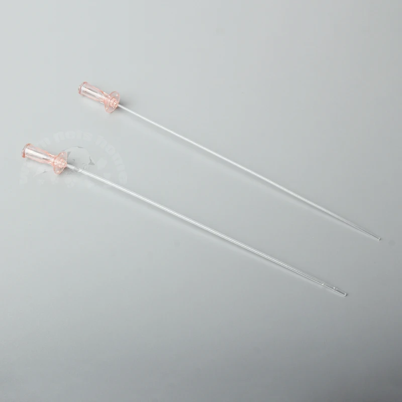 Catéter para gatos Luer, cánula para cirugía de cálculo, urinario estéril, 1,0mm, 1,3mm, instrumento veterinario de PVC - imagen 2