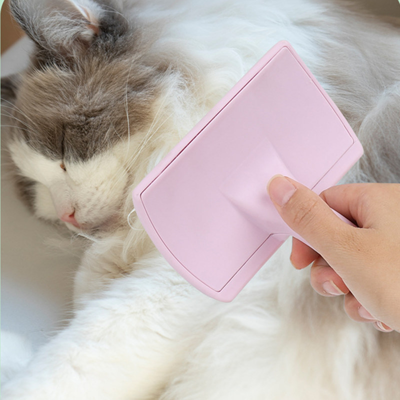 Peine de acero inoxidable con mango suave