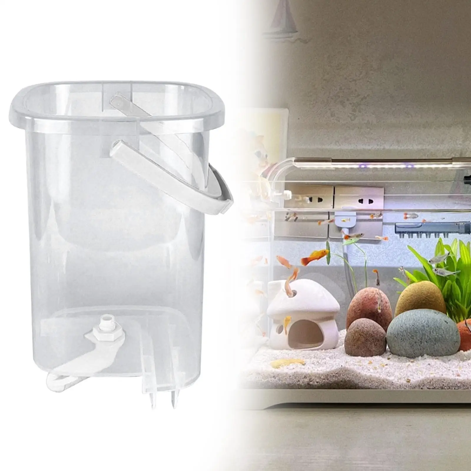 Aquarium Drip Flow Bucket Flow Control Outlet Adjustable Flow Easy to Install Aquarium Accessories Flow Adjuster for Home Use