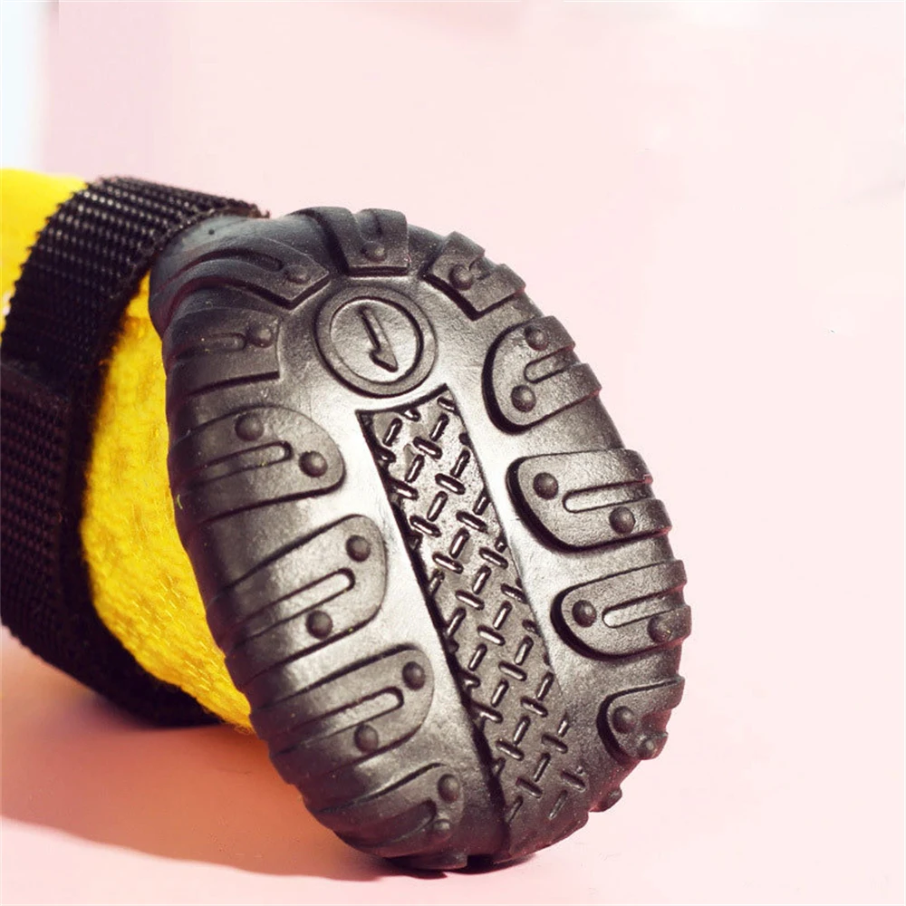 Zapatos de malla transpirables para perros y gatos, botas antideslizantes de red suave para caminar al aire libre, verano, 4 unidades por juego - imagen 3