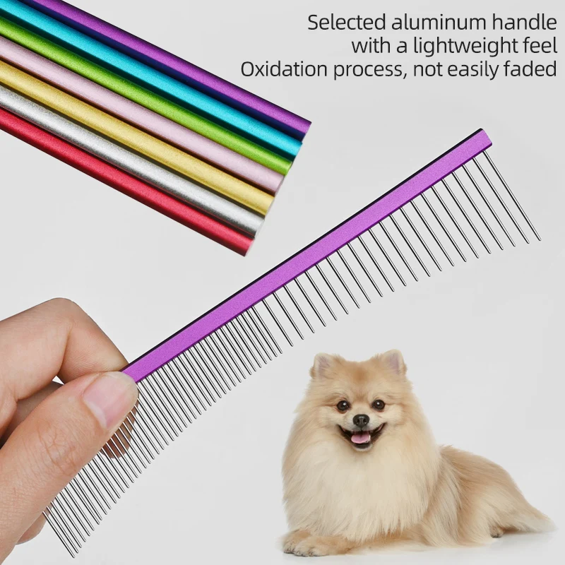 Peine de luna cóncavo para mascotas de calidad superior, pelo de recogida profunda, peine de arco de belleza esponjoso para profesores de mascotas, diseñado para adaptarse a curvas de mascotas - imagen 3