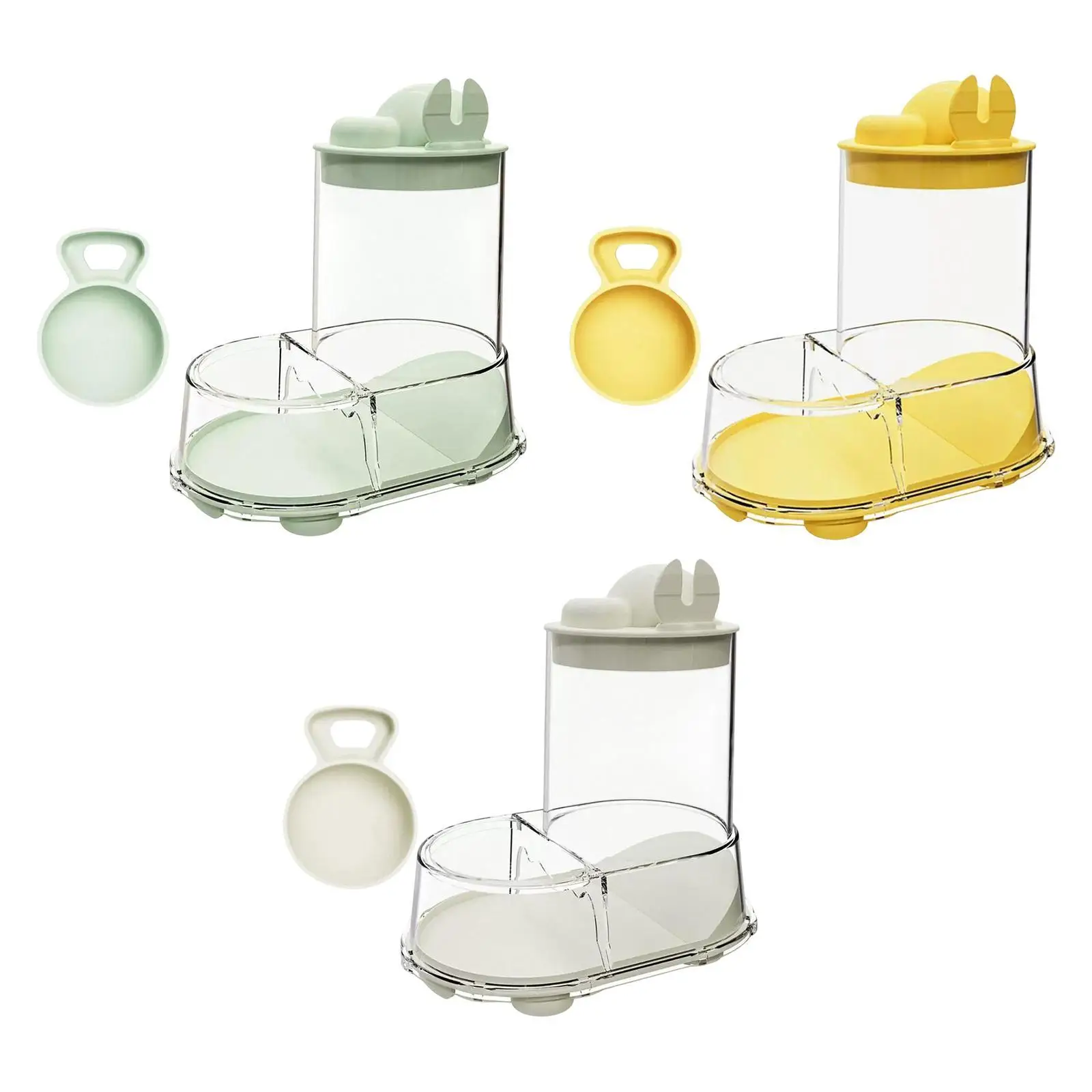 Automatic Hamster Feeder Feeding Station Large Capacity Auto Dispenser Feeding Bowl for Little Animals Dwarf Chinchillas Mice