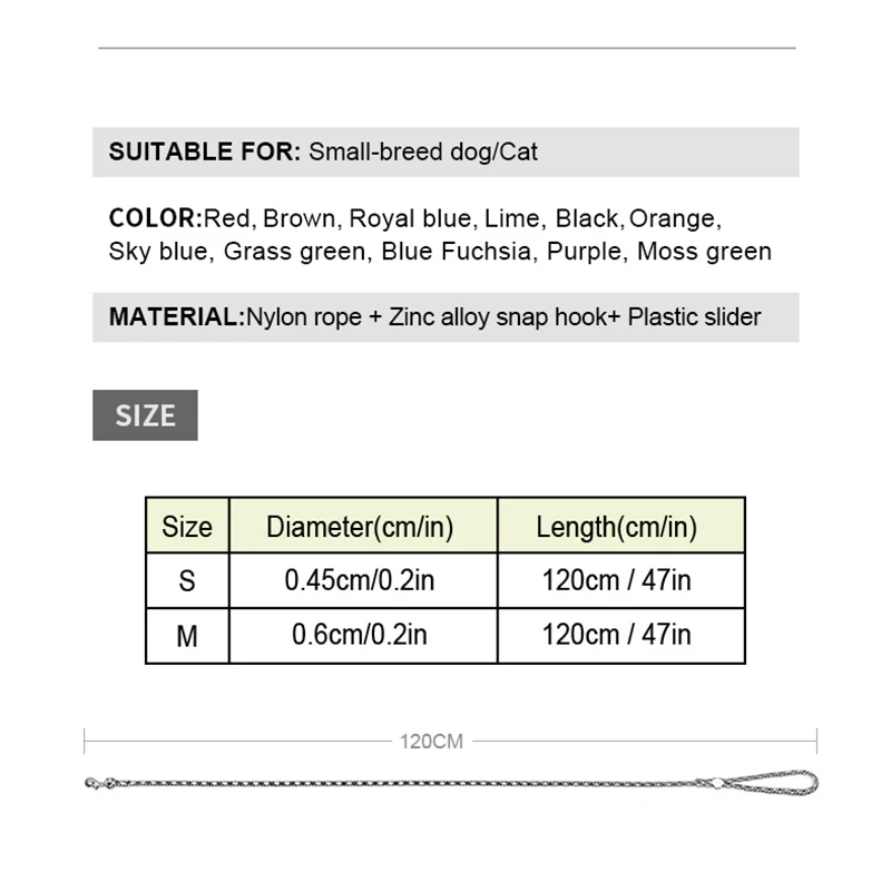 Correa para mascotas Truelove, cuerda de nailon ligera, correa para perros pequeños, gatos, moda para actividades al aire libre, producto diseñado para mascotas, nuevo estilo TLL2576 - imagen 3