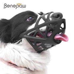 Bozal reflectante antimordeduras para perro – Talla S/M/L