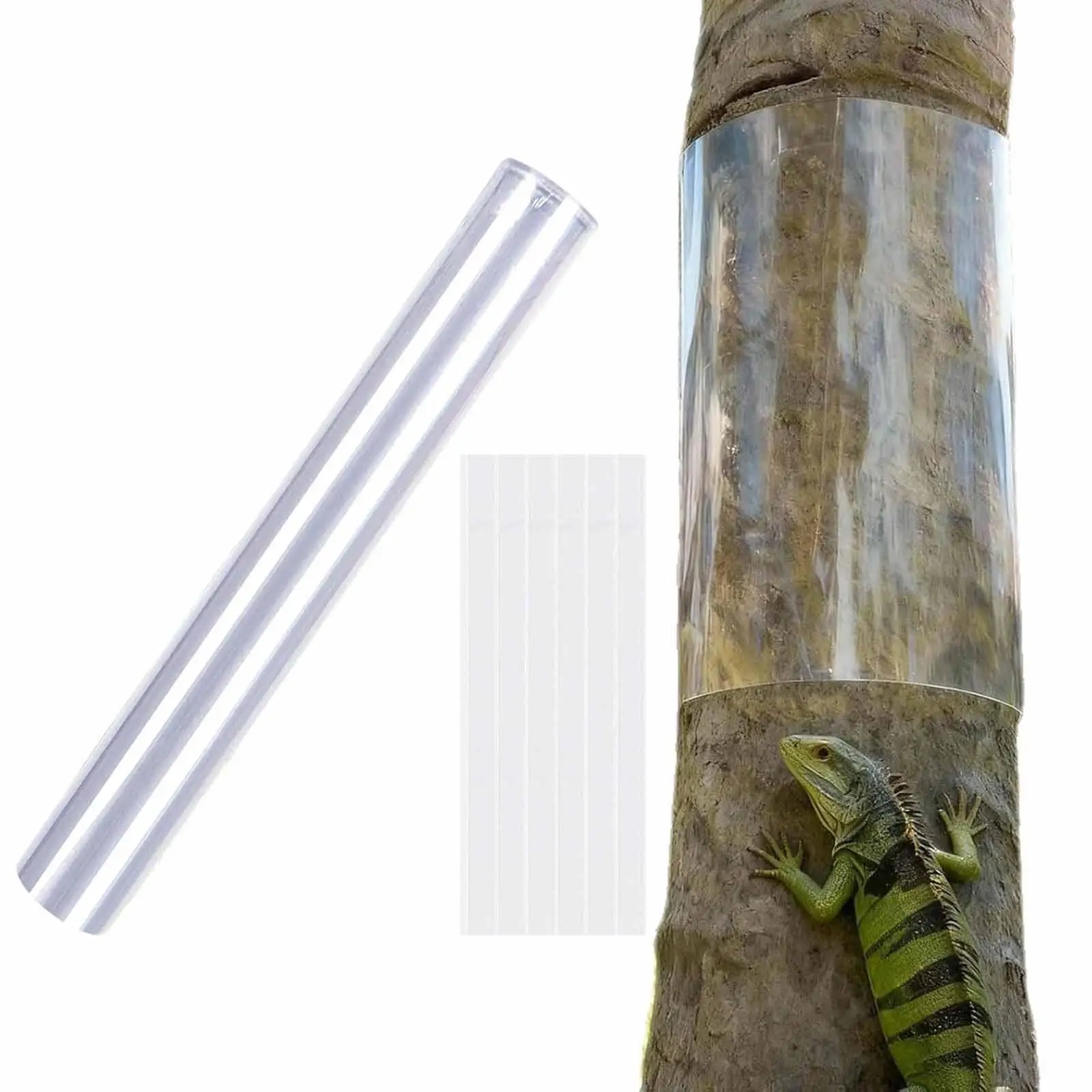 PVC Tree Trunk Protector Guard Protective Protection Wrap with Self Adhesive Strips for Saplings Yard Gardening Trimmer Outdoor PVC Tree Trunk Protector Guard Protective Protection Wrap with Self Adhesive Strips for Saplings Yard Gardening Trimmer Outdoor