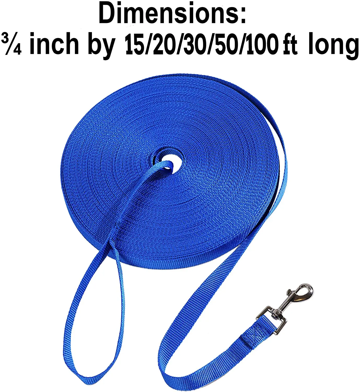 Correa para mascotas de 3M, 6M, 10M, 20M, 50M, perro, cachorro, obediencia, entrenamiento, agilidad, correa de entrenamiento de plomo para entrenamiento, juego, Camping, patio trasero - imagen 3