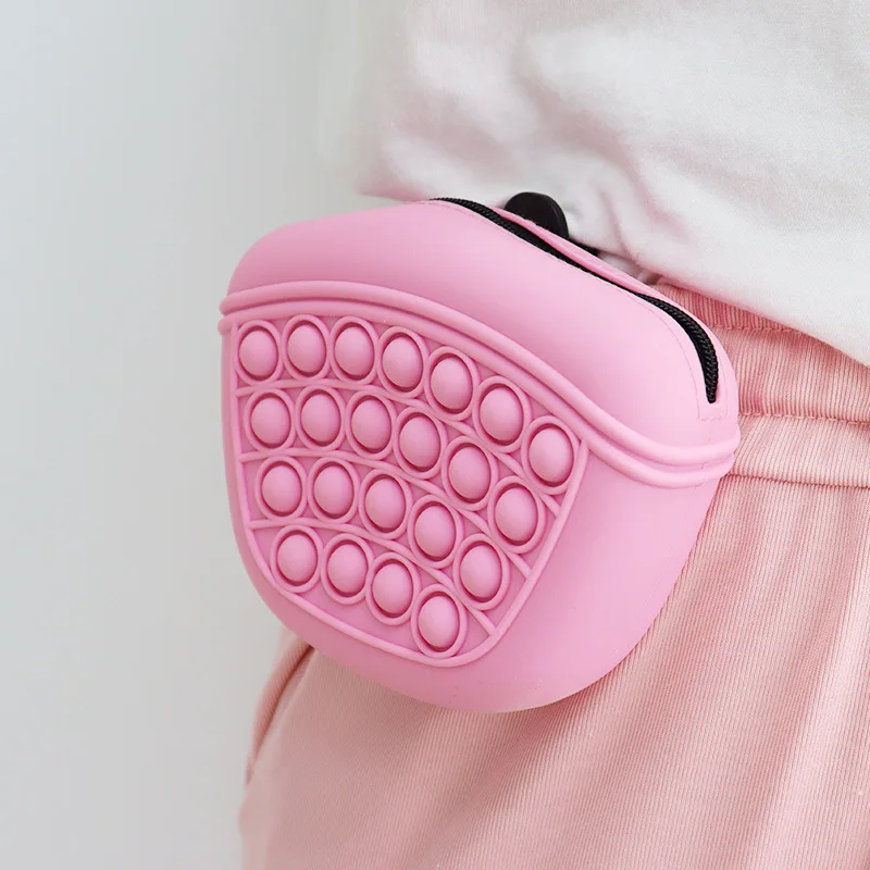 Riñonera portátil para entrenamiento de perros, bolsa de cintura para tratar aperitivos, cebo para perros, bolsa de almacenamiento de alimentación al aire libre lavable suave, bolsas de sílice para recompensa de alimentos - imagen 2