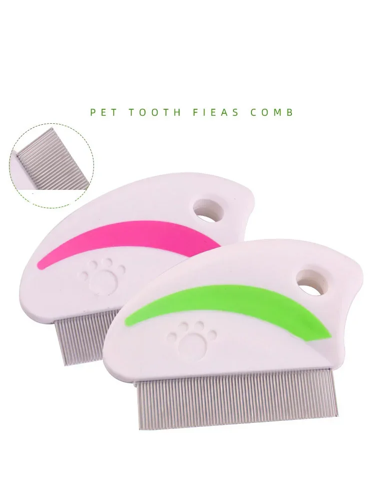 Peines antipulgas para gato y perro, peine antipiojos portátil de acero inoxidable, multiusos, 1 piezas - imagen 3