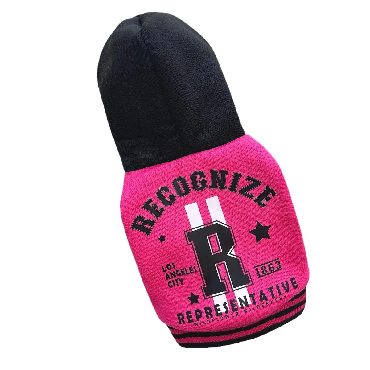 Primavera otoño mascota Color bloqueado sombrero empalme Sudadera con capucha perro grueso cálido mascota remolcable Sudadera con capucha pequeño mediano tamaño perro gato ropa - imagen 5