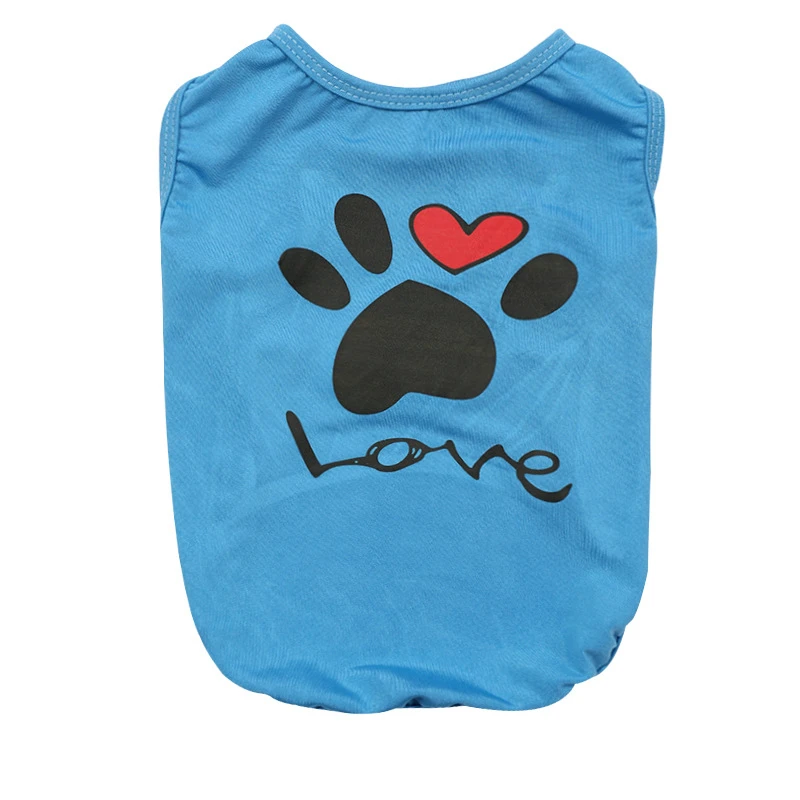 Ropa de algodón transpirable para perro, chaleco elegante para perros pequeños y medianos, monos de diseño Simple para gato, primavera y verano - imagen 3