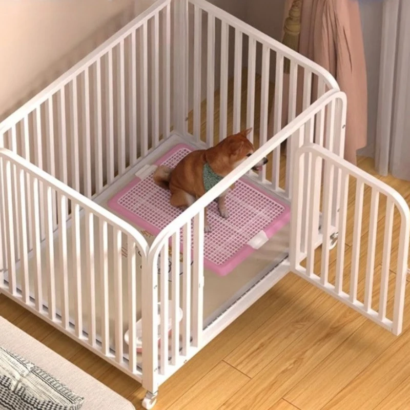 Casa para perros pequeños, jaula móvil para perros pequeños, casas para cachorros de lujo descubiertas para interiores con ruedas, accesorios para perros, gatos y gatitos, perrera de cama - imagen 2