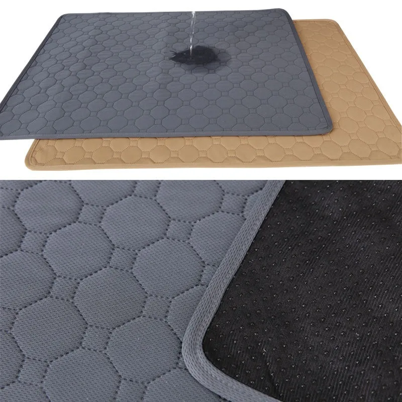 Alfombrilla absorbente lavable para perros y gatos – Antideslizante reutilizable - imagen 4