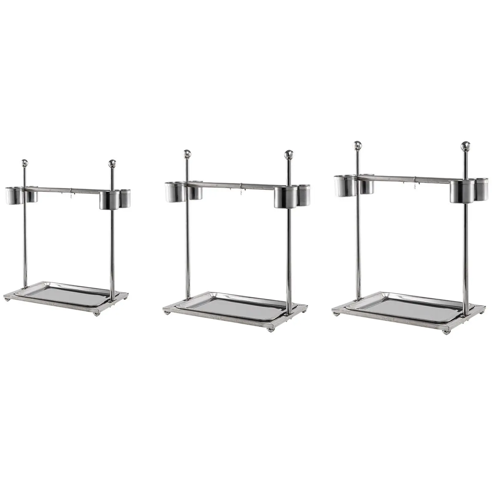 Pet Parrot Playstand Tabletop Bird Stand for Finches Cockatiels Cockatoo