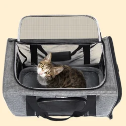 Bolsa transportadora para perros con malla transpirable y cómoda