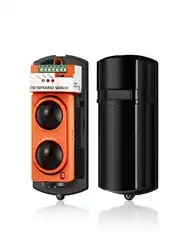 Detector de doble haz infrarrojo cableado 150 m para gatos y perros