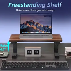 Soporte regulable 3 en 1 para monitor y portátil – Orden de escritorio