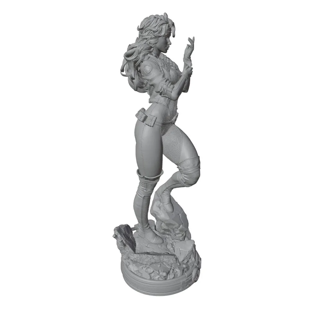 Kit juguete resina gris impreso en 3D para gatos montar y pintar - imagen 5