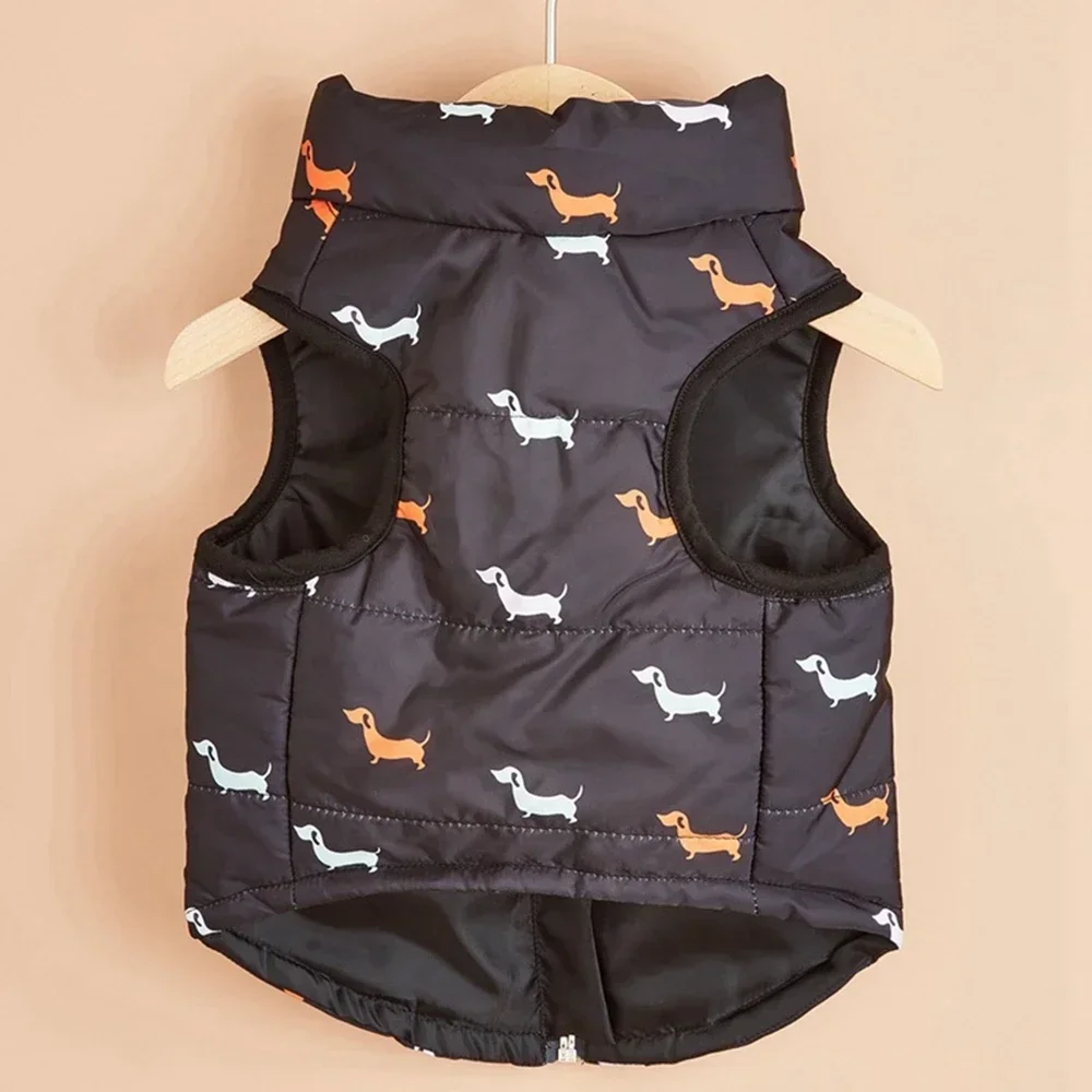 Ropa cálida de invierno para perros pequeños, abrigo a prueba de viento para perros, chaqueta, ropa con cremallera, traje para cachorros, chaleco, ropa para Yorkie Chihuahua - imagen 4