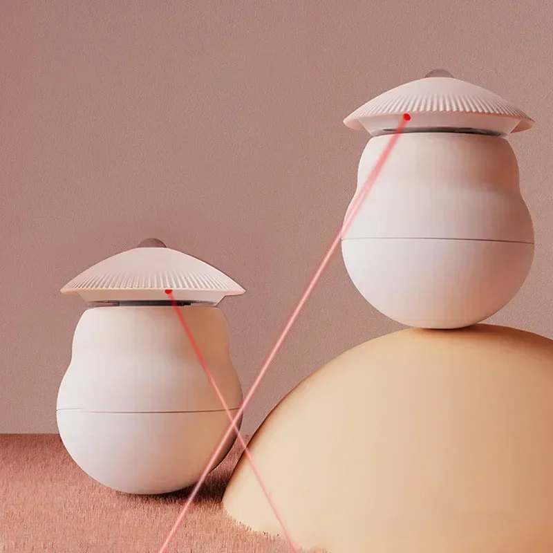 Juguete láser Seta para gato, vaso automático diseñado para el mejor juguete recargable para gato, Material ABS es seguro - imagen 4