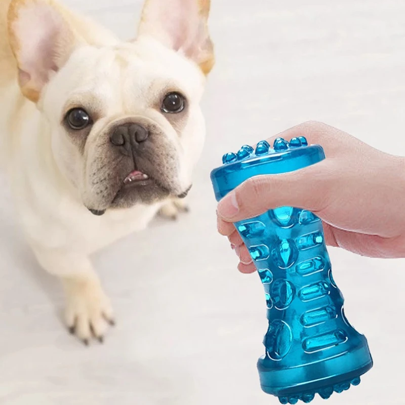 Juguete para masticar para perros, hueso del cepillo de dientes, juguete para cachorros resistente a mordeduras, hueso de limpieza Dental resistente para masticadores agresivos, divertido accesorio para mascotas - imagen 5