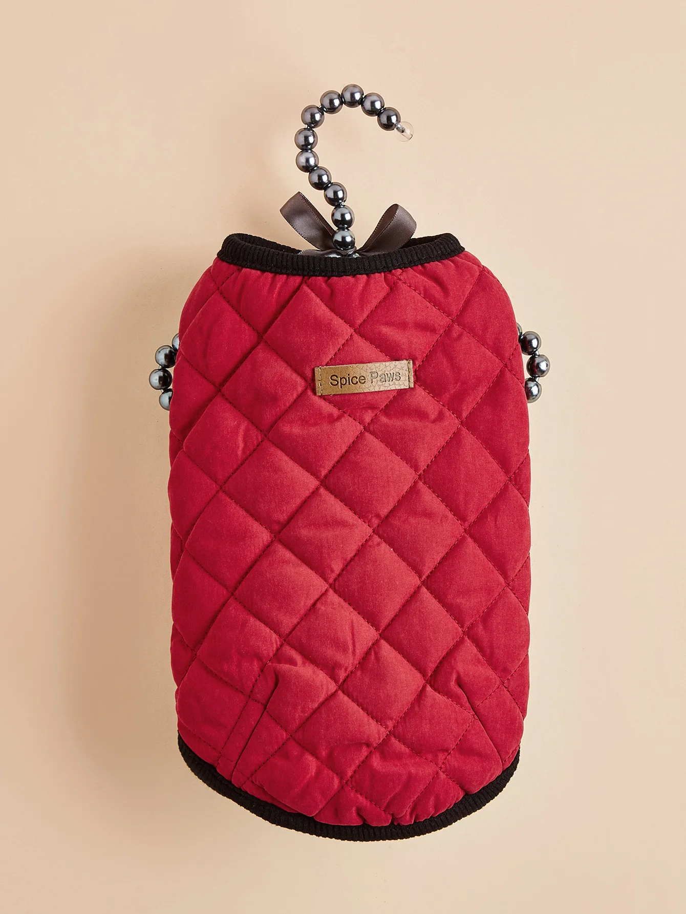 Abrigo de invierno cálido para perro, chaqueta de plumón para perro, cuello alto, ropa impermeable para perro para clima frío, traje de nieve para perro de Navidad Ve