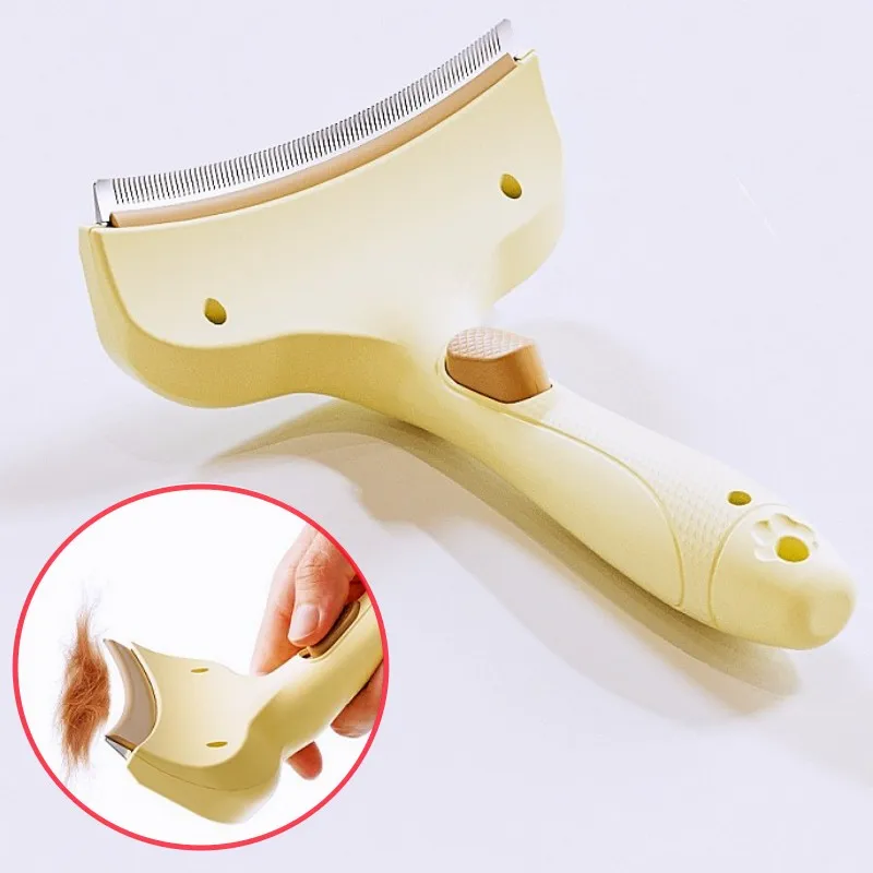 Cepillo automático con botón para perros y gatos - imagen 5