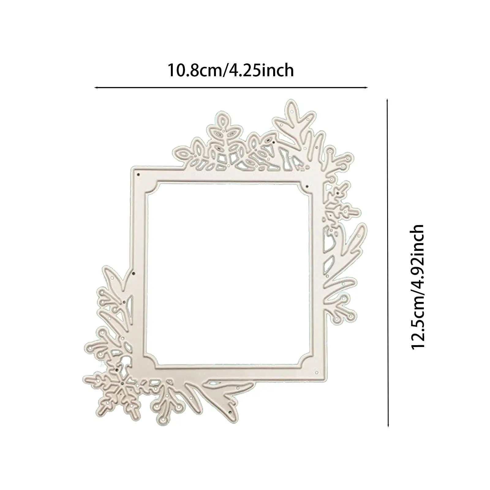 Photo Frame Metal Die Cuts Decoration Accessories Tool DIY Supplies for Photo Album Card Making Paper Scrapbooking Background