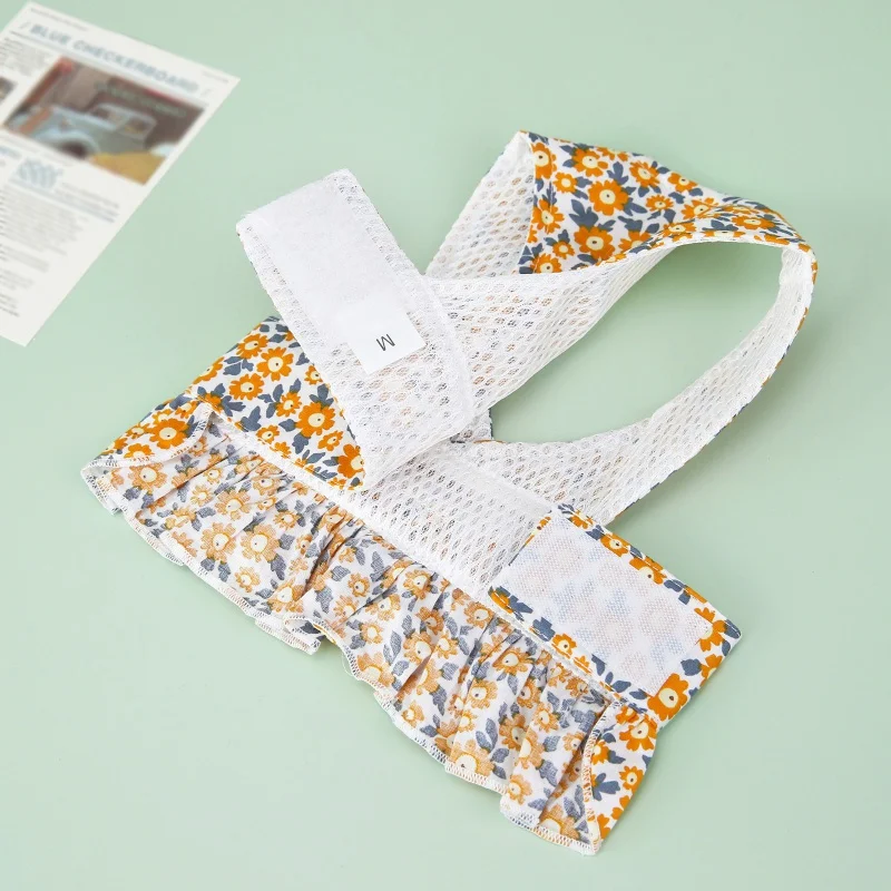 Conjunto de vestido y correa para perro, falda con lazo para perro, chaleco de arnés para gato, tutú de princesa, accesorios para mascotas - imagen 3