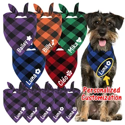 Bandana personalizada para perros y gatos – Pañuelo grande lavable