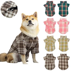 Camisa perros y gatos pequeños estilo británico