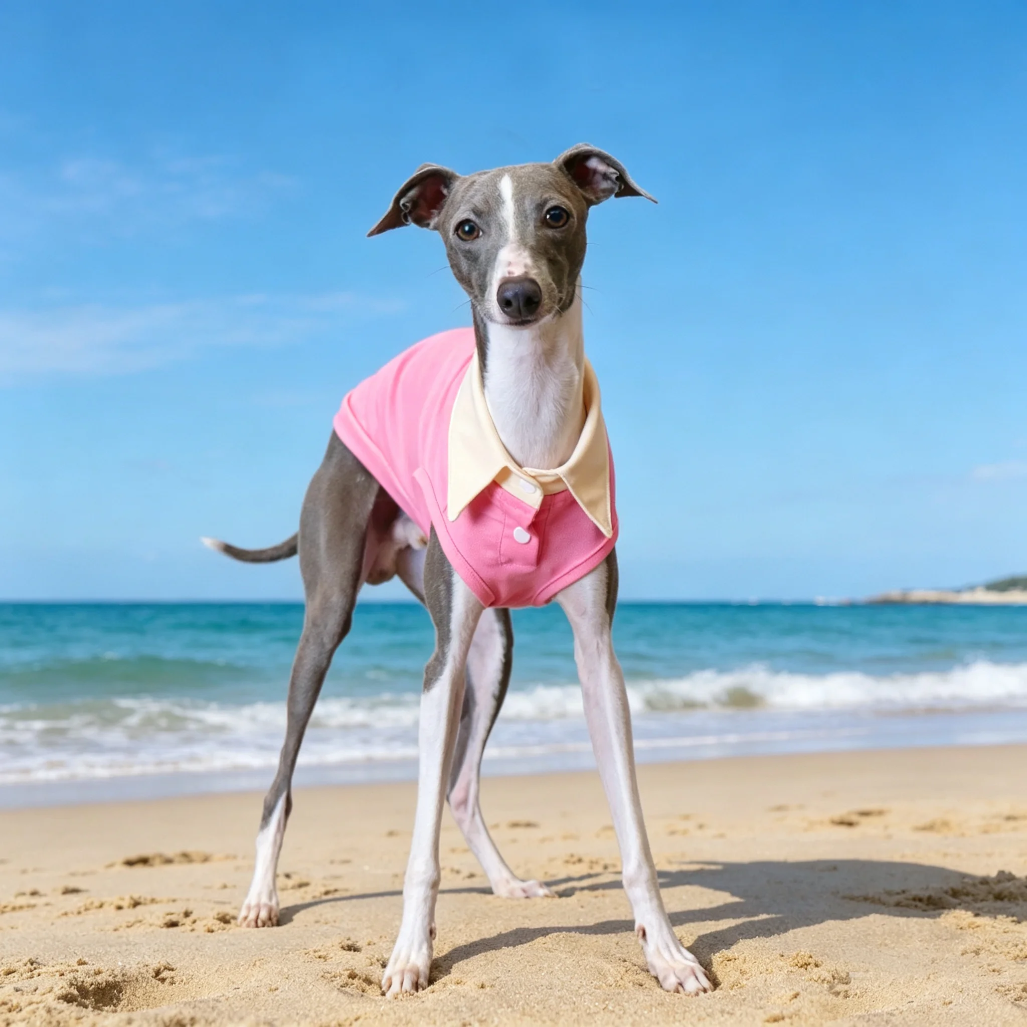 Camiseta sin mangas para Galgo Italiano y Whippet – Verano canino - imagen 2