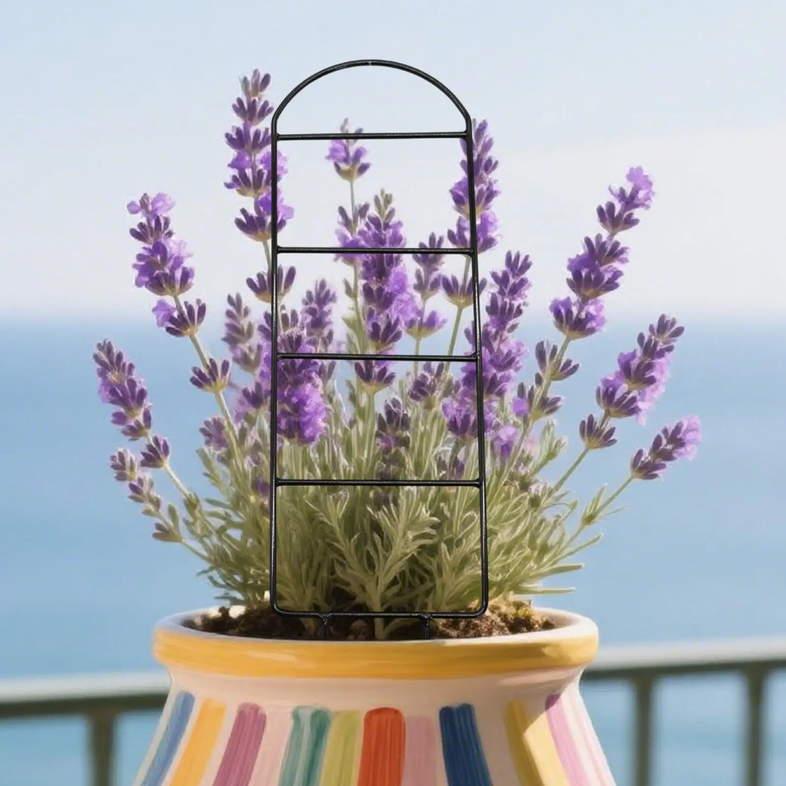 Enrejado para plantas trepadoras, enrejado de jardín de Metal para interiores, plantas trepadoras, plantas de interior de Metal, estructuras de obelisco creciente para - imagen 4