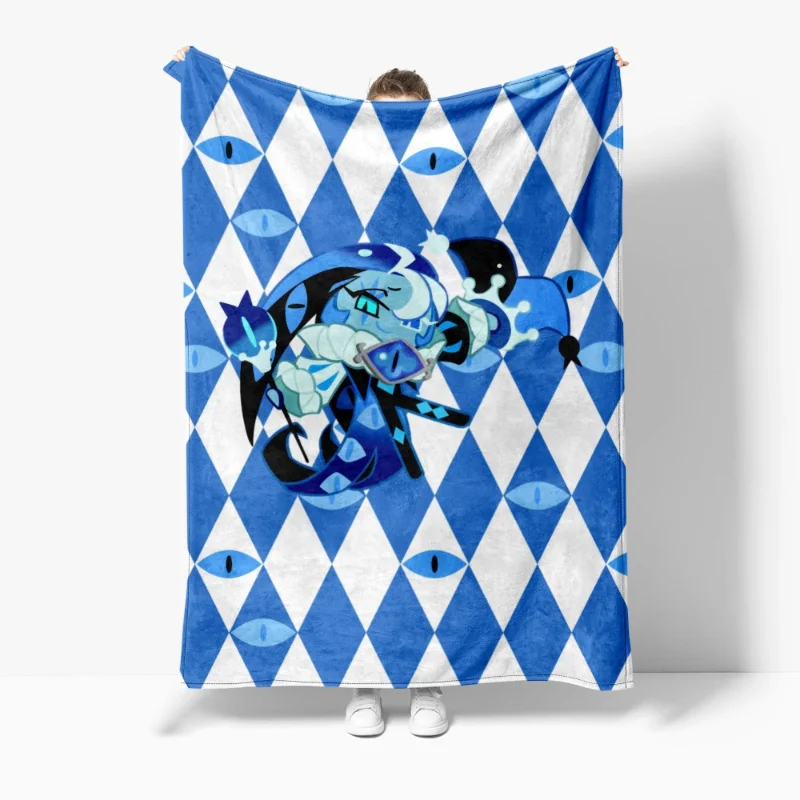 Cookie Run: Kingdom Shadow Milk Cookie, mantas de franela, sofá, oficina, ropa de cama fina y ligera, regalo de decoración Romm - imagen 2