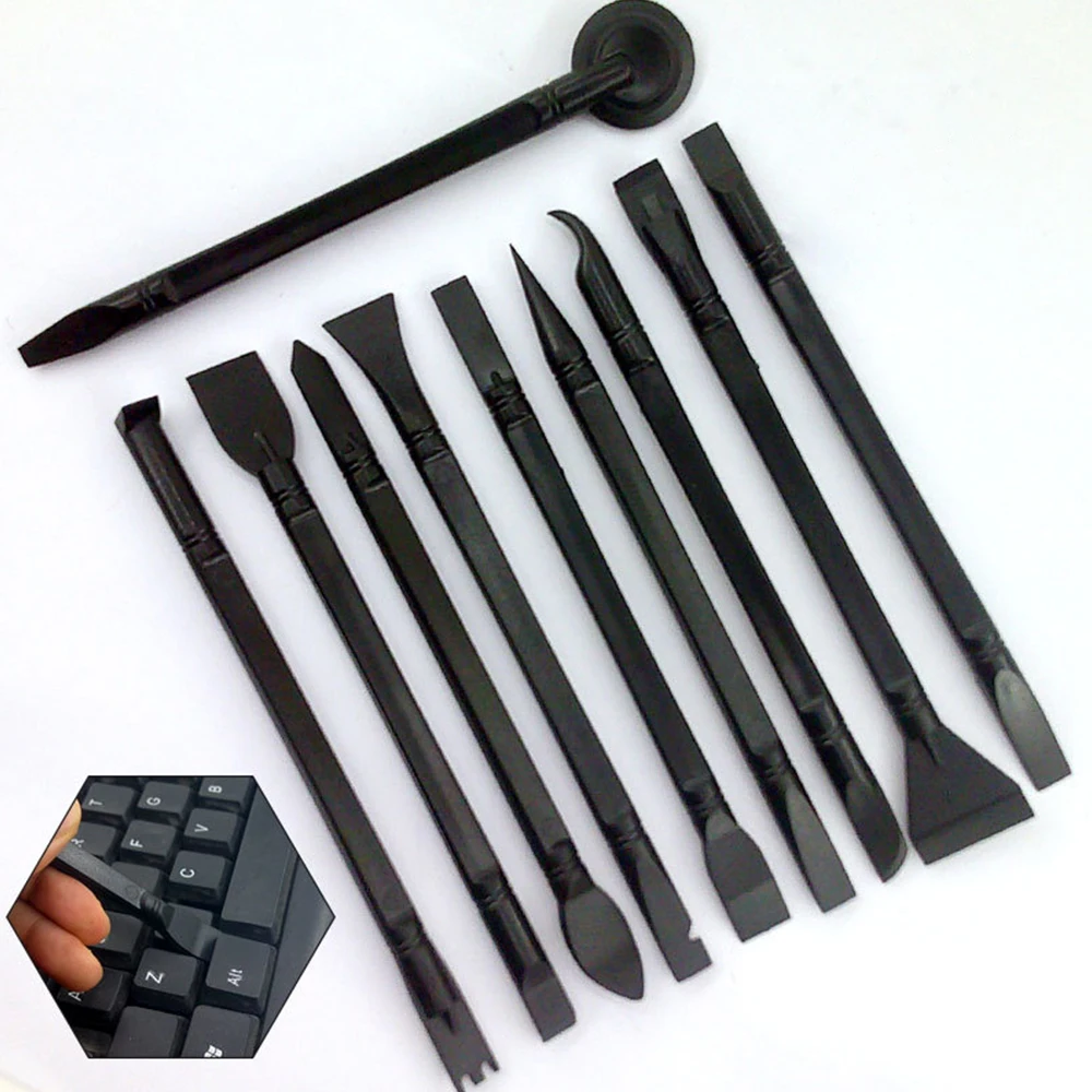 Kit de herramientas de reparación de teléfonos, Spudger de desmontaje de plástico, palanca de desmontaje, palanca de apertura, juego de herramientas manuales para reparación de teléfonos móviles, 10 Uds. - imagen 3