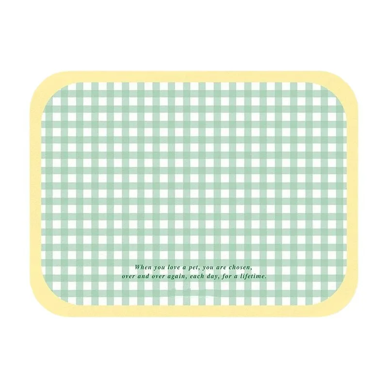 Alfombrilla de comida de barro para mascotas, antideslizante, absorbente de agua, antifugas, Universal - imagen 5