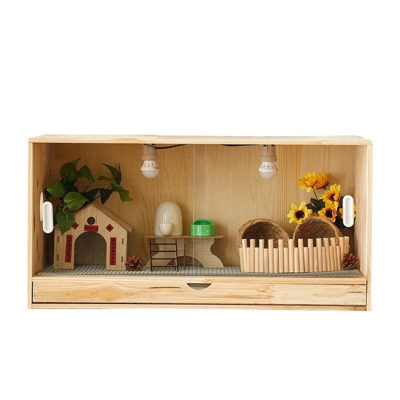 Caja de alimentación para pollos Rutin, conjunto especial completo de cabaña para paisajismo, incubadora de invierno, jaula para nido de pollo para pollo joven - imagen 5