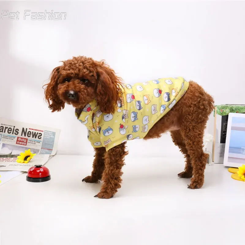 Chaleco para perro de dibujos animados, ropa cálida de invierno para mascotas para perros pequeños, Chihuahua, Bulldog Francés, Pug, sudadera, abrigo para cachorros y gatos, ropa Yorkie - imagen 3