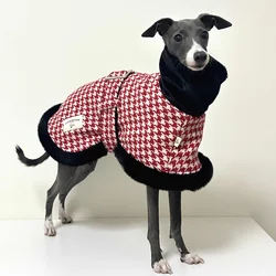 Abrigo invierno para Greyhound y Whippet – Cálido y antiviento