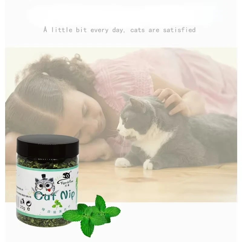 100% orgánico Natural de alta calidad, hierba gatera para ganado, sabor a menta, juguete para gatos divertidos, nuevo juguete interactivo para gatos, suministros para mascotas - imagen 5