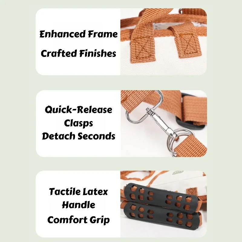 Mochila transportín para perros pequeños con arnés transpirable - imagen 2