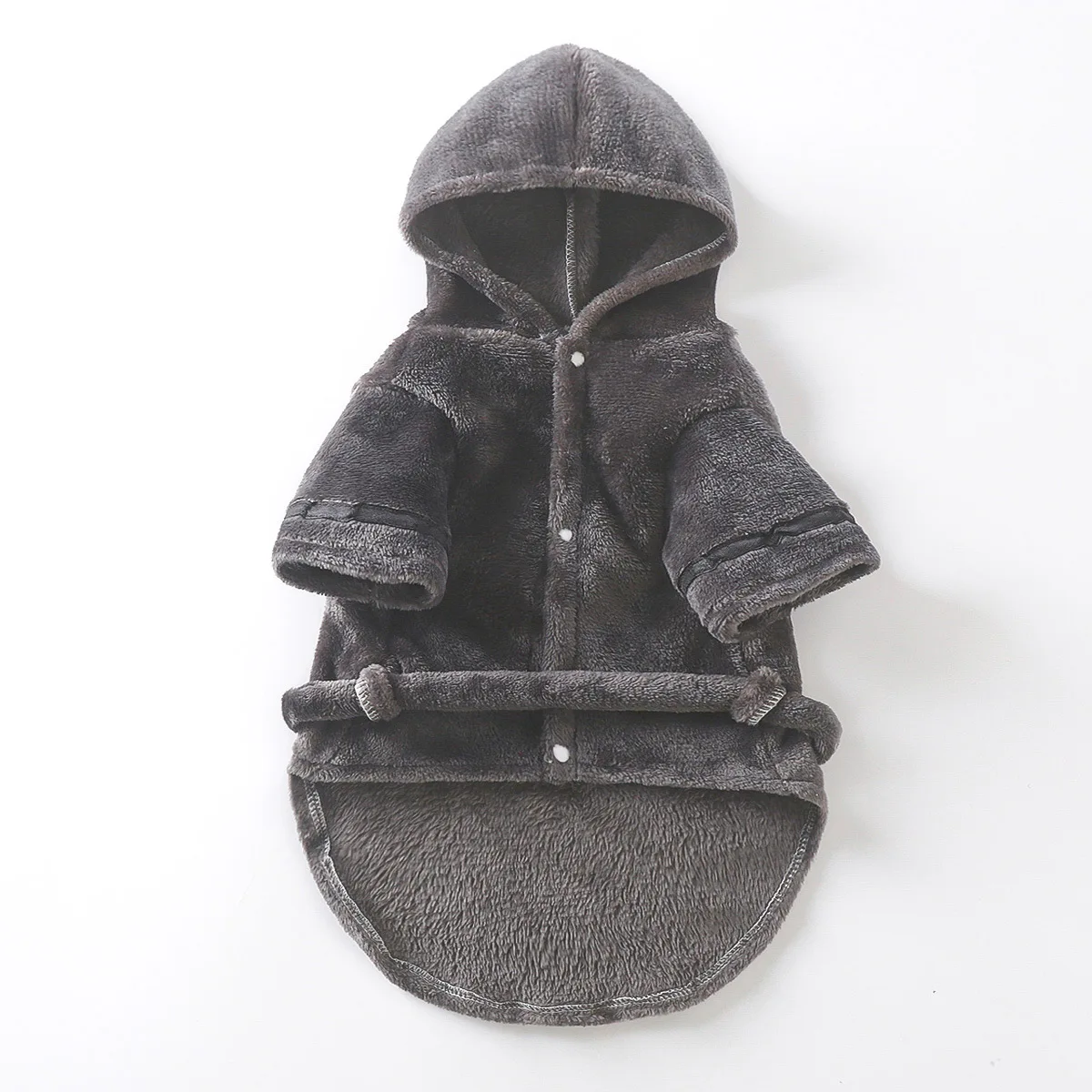 Albornoz para perros con capucha: pijama de secado rápido para mascotas y bata de dormir para gatos, toalla de baño suave para perros pequeños y grandes después de la ducha