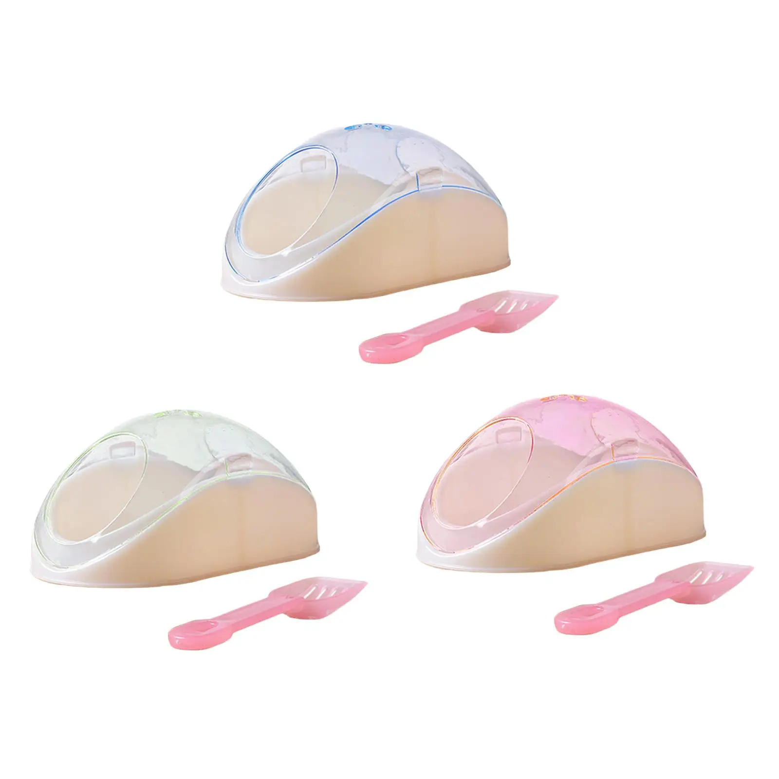 Hamster Sand Bath Box and Spoon Cage Accessories for Ferret Small Animal