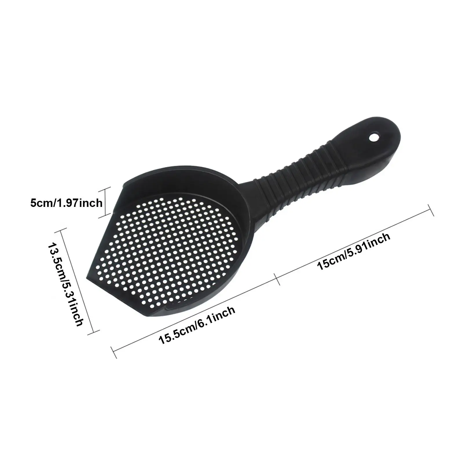 Cat Kitten Waste Lifter Pet Cleaning Supplies Hollow Out Spoon Cat Sand Spade Scooper for