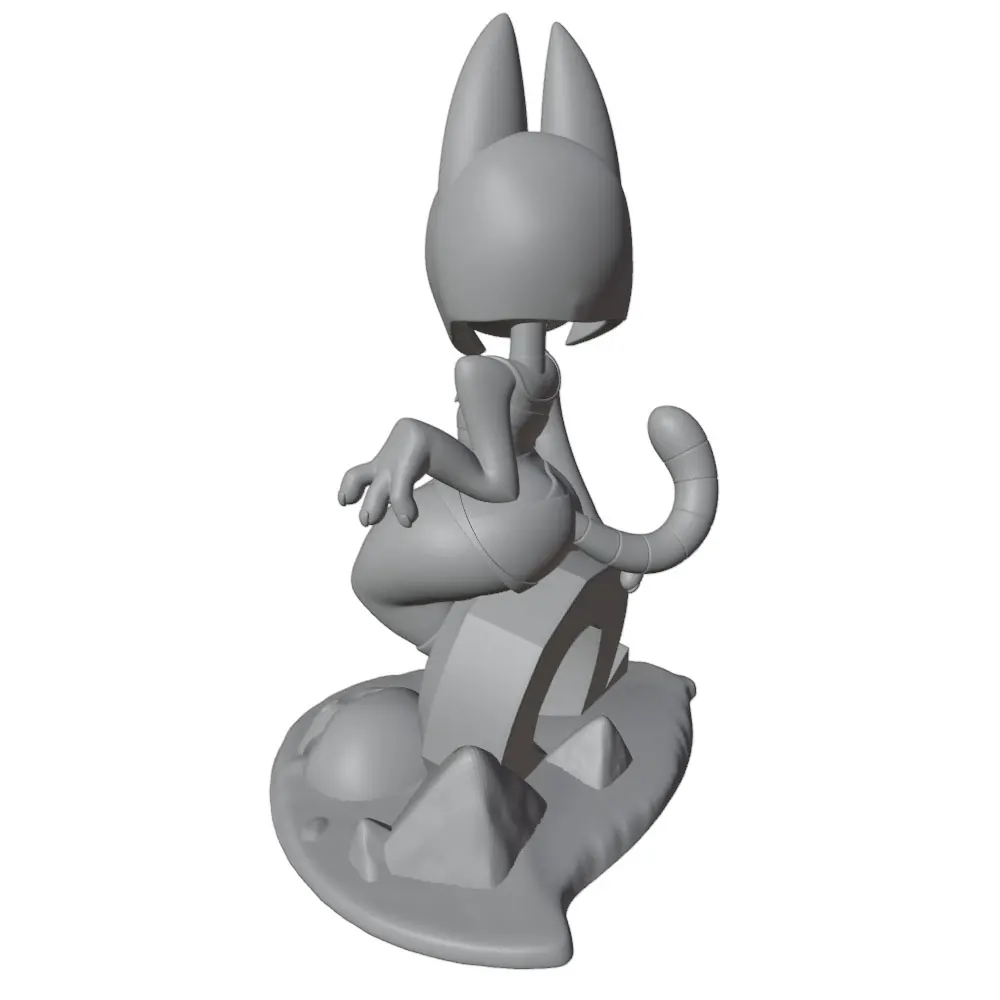 Figura estatua anime 3D desmontable sin montar ni pintar