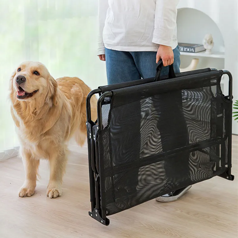 Cama para perros, camas transpirables para perros grandes, esteras para dormir para acampar, perrera antihidratante a prueba de masticar, perrera plegable - imagen 3