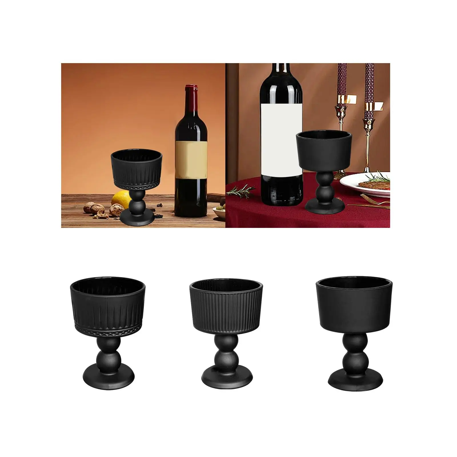 Wine Goblet Glass Elegant Beverage Glasses Stemware Iced Tea Glasses for Wedding Housewarming Daily Use Christmas Collection